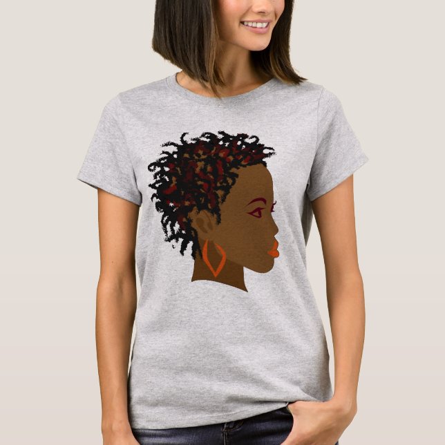 Afro Braids Twists T-Shirt (Front)