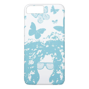 Afro, Butterflies and Sunglasses iPhone 8 Plus/7 Plus Case