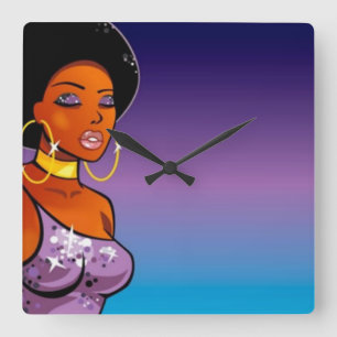 Afro-centric Wall Clock