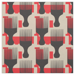 Afro Comb Natural Hair Beauty Fabric