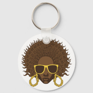 Afro Cool Key Ring