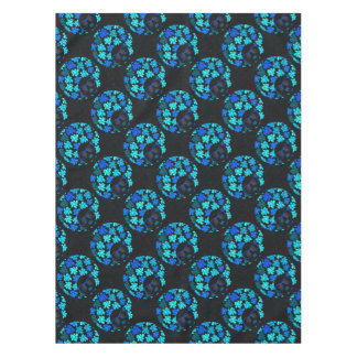 Afro Diva Blue Tablecloth
