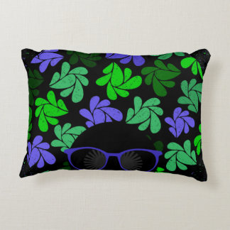 Afro Diva Green & Blue Decorative Cushion