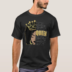 Afro Diva Queen Loved Powerful Strong Black Queen T-Shirt
