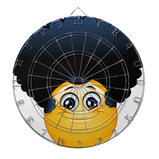afro emoji dartboard (Front)