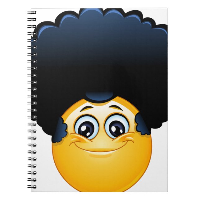 afro emoji notebook (Front)