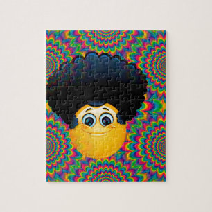 afro emojis jigsaw puzzle