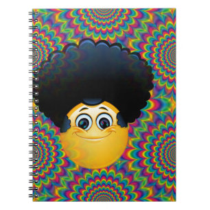 afro emojis notebook