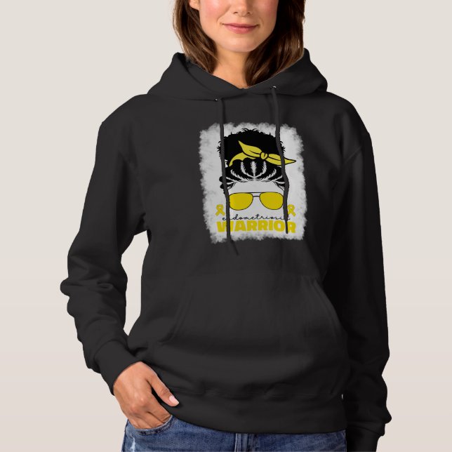 Afro Endometriosis Warrior For Black Women Endomet Hoodie (Front)