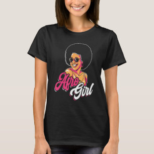 Afro Girl Afrocentric Black Pride Afro Hair 1 T-Shirt
