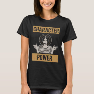 Afro Girl - Character is power T-Shirt