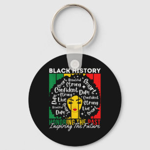 Afro Girl Honoring Past Inspiring Future Black His Key Ring
