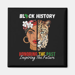 Afro Girl Honoring Past Inspiring Future Black His Magnet
