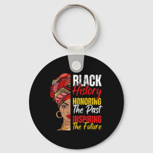 Afro Girl Honouring Past Inspiring Future Black Hi Key Ring