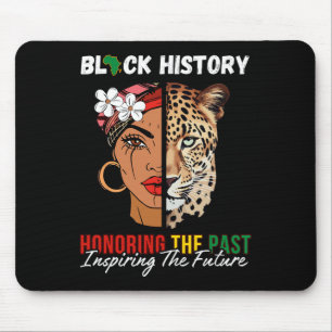 Afro Girl Honouring Past Inspiring Future Black Hi Mouse Pad