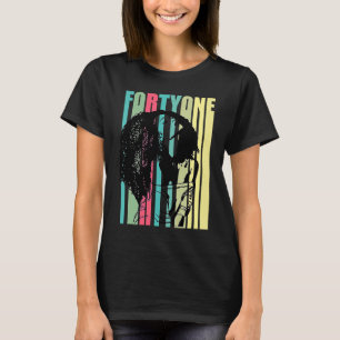 Afro Girls 41st Birthday Womens African American L T-Shirt