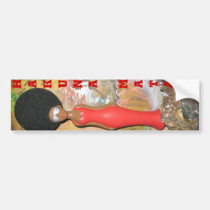 Afro Glam: A Timeless Beauty Bumper Sticker