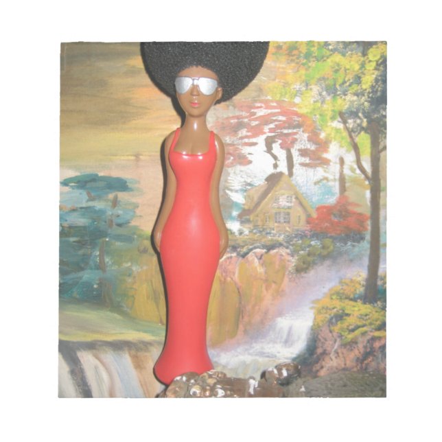 Afro Glam: A Timeless Beauty Notepad (Front)