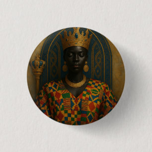 Afro Goddess 3 Cm Round Badge