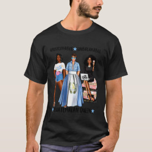 Afro Guatemalan Queen African Afro Flag Strong Wom T-Shirt