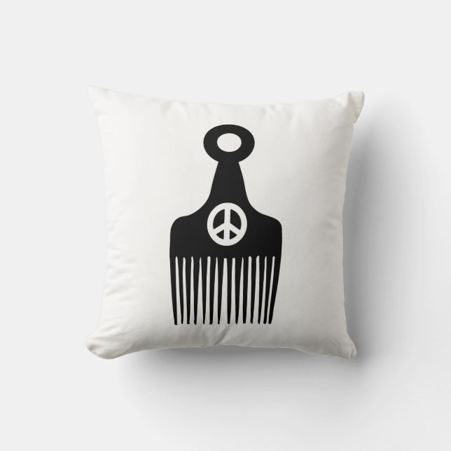 Afro Hair Peace Cushion (Front)