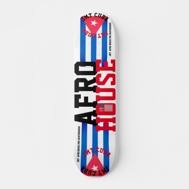 AFRO HOUSE   JMT CUBA 7 3/4" Skateboard Deck (Front)