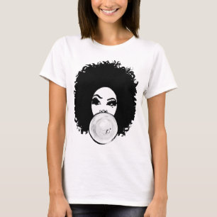 Afro kinky Big Hair Curly Fro Bubble Gum Top