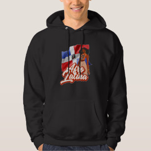 Afro Latina Dominican Republic Flag Hoodie