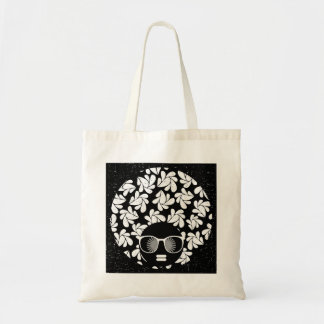 Afro Love Black & White Tote Bag