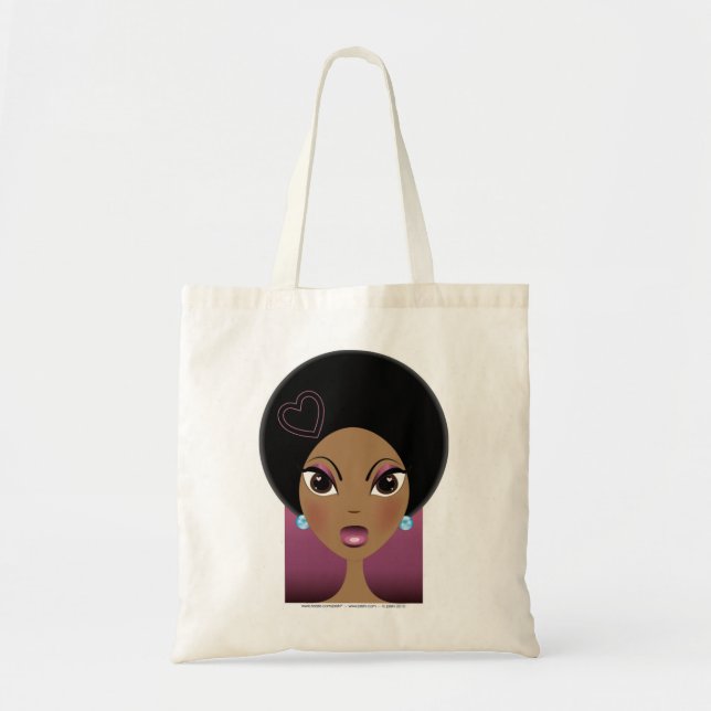 Afro Love Tote Bag (Front)
