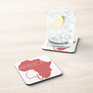 Afro Natural Black Hair Coaster