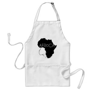 Afro Natural Black Hair Standard Apron
