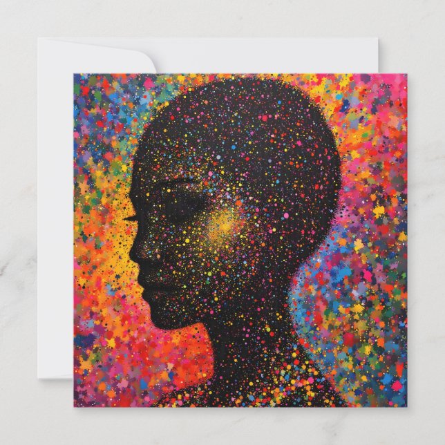 Afro Nebula Whisper – Black History Celebration (Front)
