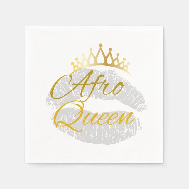 Afro Party Napkins (Front)