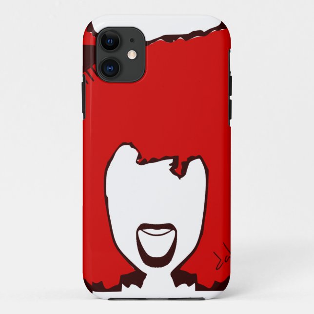 Afro Pick Case-Mate iPhone Case (Back)