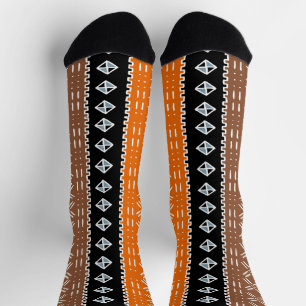 Afro Pop Modern Mudcloth Socks