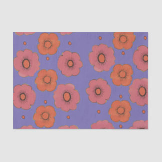 Afro Poppies Tissue Paper