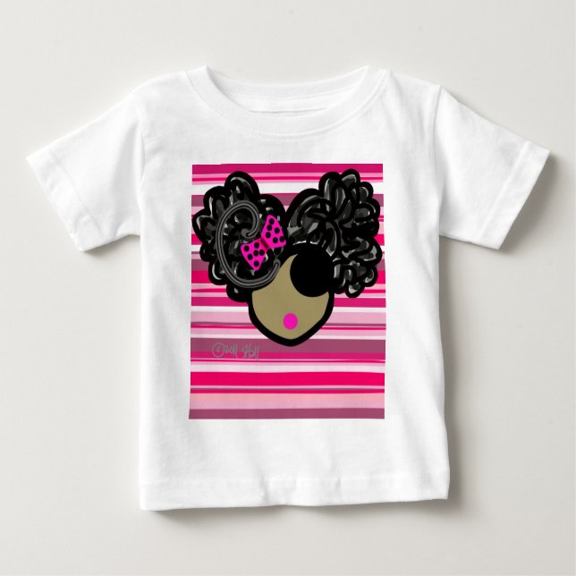 Afro Puffs Baby T-Shirt (Front)