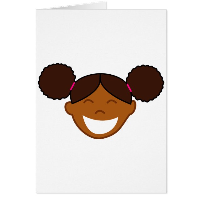 Afro Puffs Girl Face (Front)