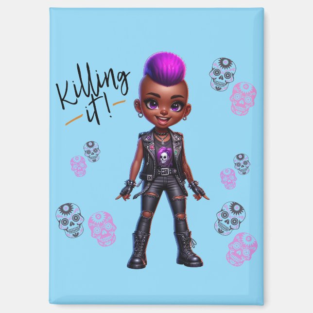 Afro Punk Killing It Magnet (Front)