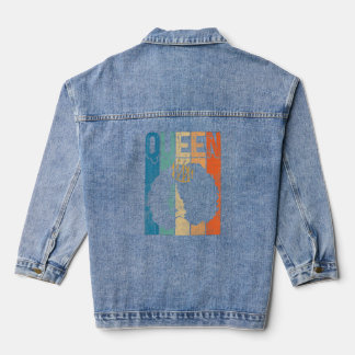 Afro Queen Melanin Black Woman Magic Black History Denim Jacket