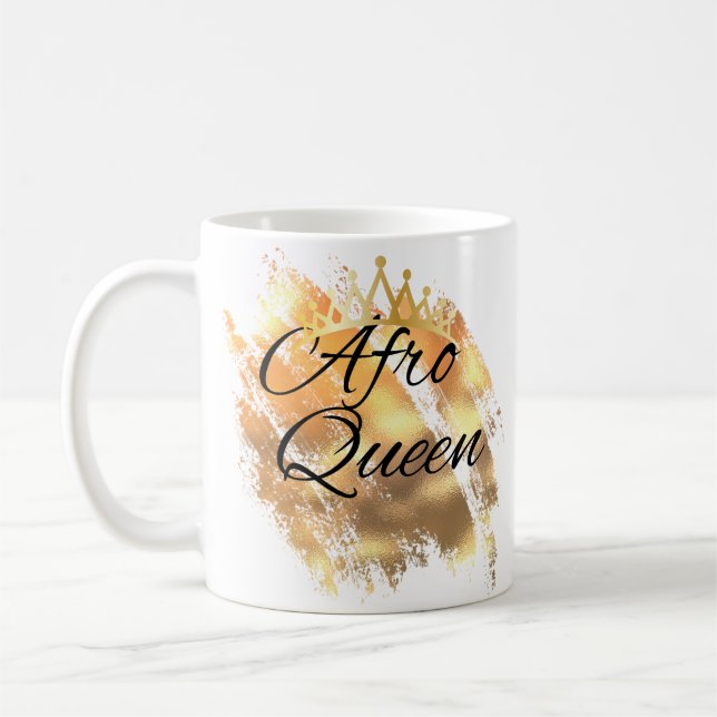 Afro Queen Mug (Left)