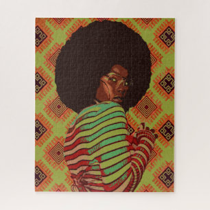 Afro Retro Jigsaw Puzzle