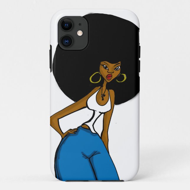 afro sister iphone case (Back)