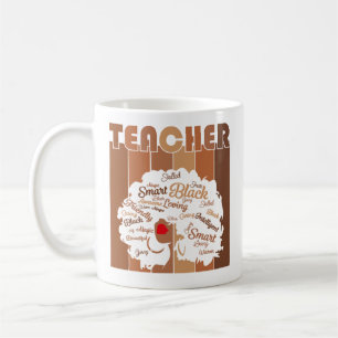 Afro Teacher Black Woman Coffee Mug