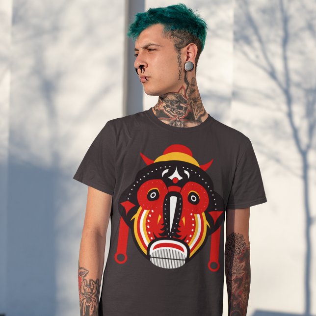 Afro Teke Tribal Mask T-Shirt (Creator Uploaded)
