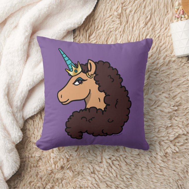 Afro Unicorn | Divine Cushion (Blanket)