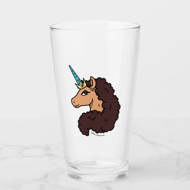Afro Unicorn | Divine Glass (Front)