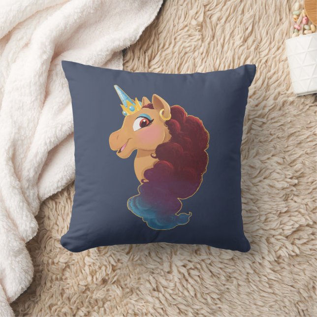Afro Unicorn | Divine the Unicorn Cushion (Blanket)