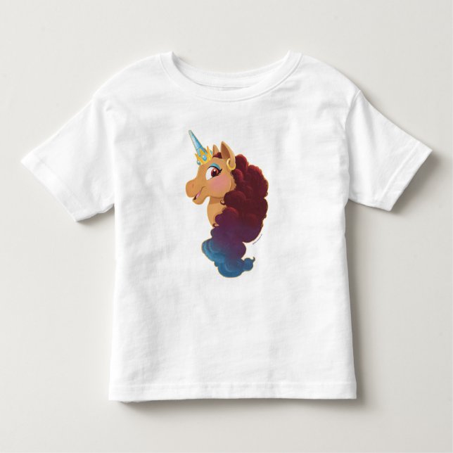 Afro Unicorn | Divine the Unicorn Toddler T-Shirt (Front)